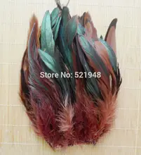 50 pçs cor marrom fofo moda faisão galo pena 12.5-20cm franja plumagem casa festa decoração diy