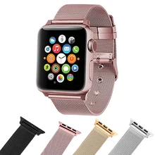 

Milanese Loop Band for Apple Watch 38/42mm Series 1/2/3 Stainless Steel Strap Belt Metal Wristwatch Bracelet Replacement