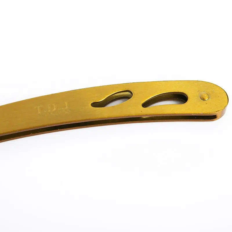1pc High Quality Pro Stainless Steel Straight Razor Durable Folding Edge Barber Razor Gold Shaving Shaver