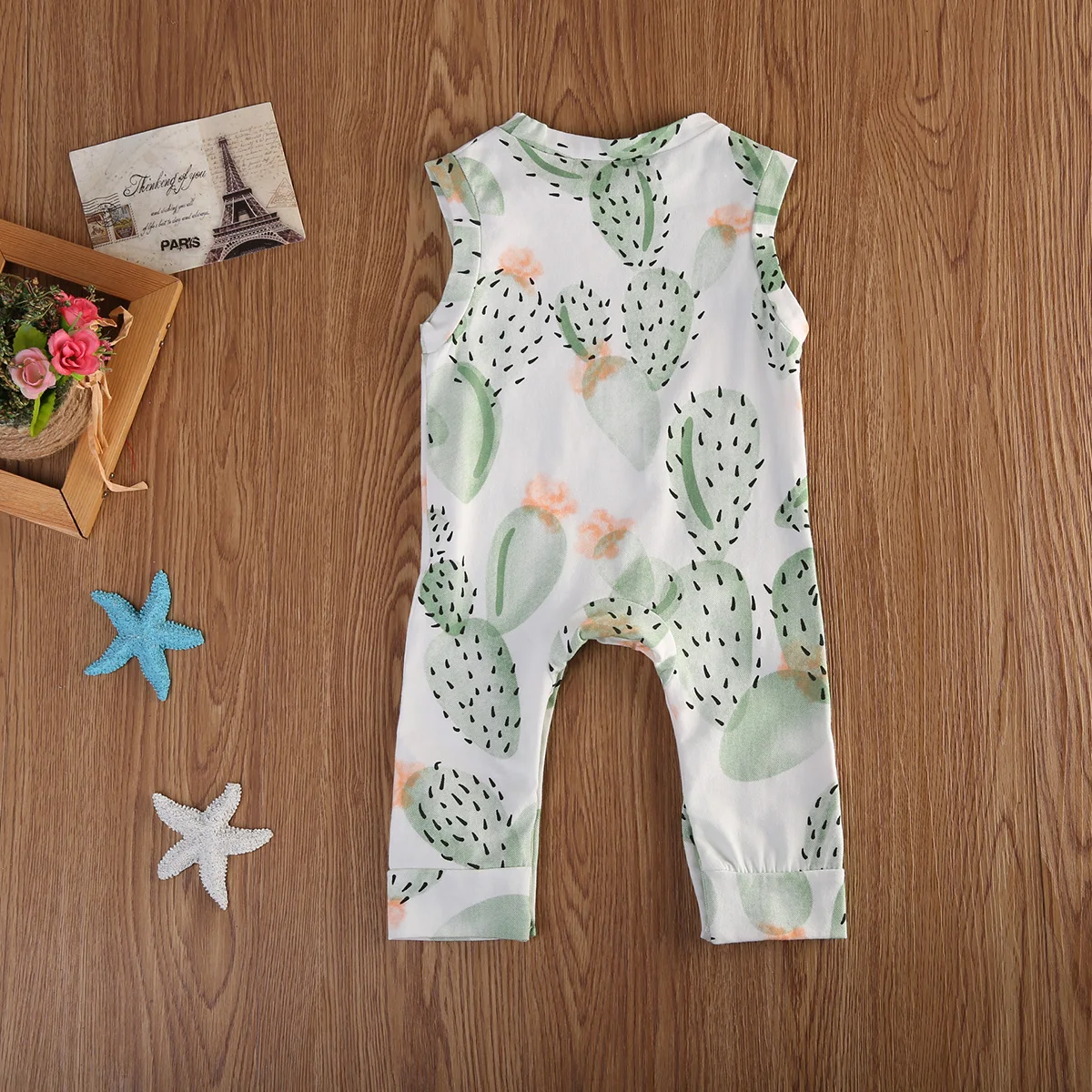 Summer Newborn Infant Baby Romper Cactus Toddler Baby Boy Girl Kids Romper Clothing Jumpsuit Clothes Outfit