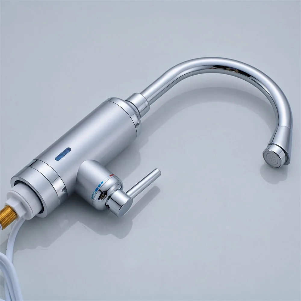  EU Plug Tankless Instant Faucet Water Heater Instant Water Heater Tap Kitchen Hot Water Crane 3000W - 32859239060