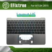 Топ чехол C чехол Корпус для Macbook retina 12 дюймов A1534 Топ чехол с клавиатурой США Английский Упор для рук подсветка