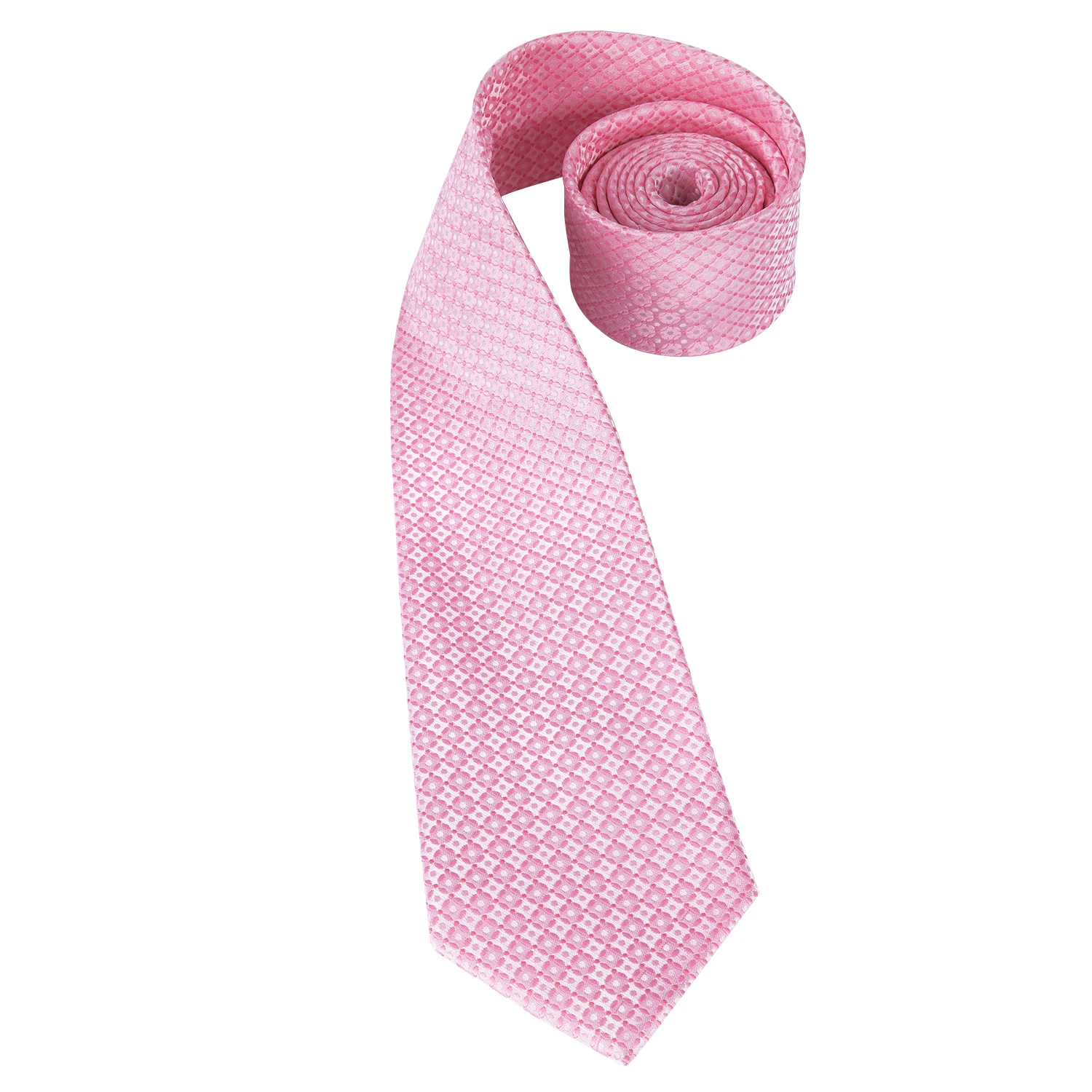 Tie Cravatta Slim Nero con Rosso E Bianco Fiore cotone di alta qualità T6047