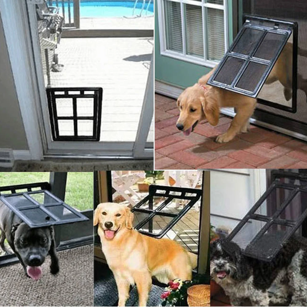 Dog Door Safety Dog Door Home font b Pets b font Supplies Cat Hole Dog Window