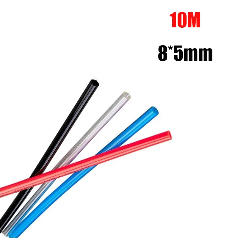 

10 Meter 8*5mm Air Tubing Pneumatic Pipe Tube Hose PU Air Gas Pipe Hose Transparent Blue Red Black