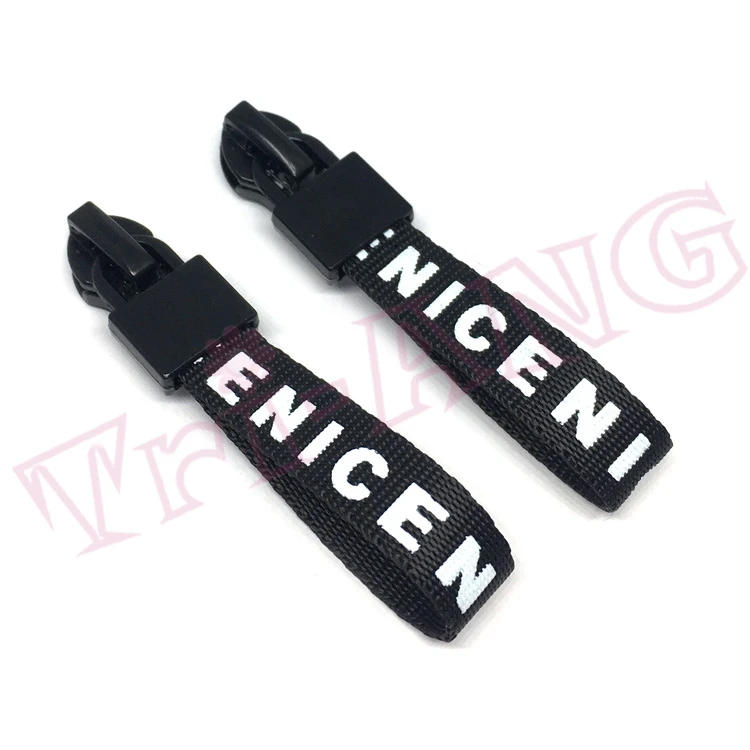 (20pcs/lot) Hign Quality 5 Printed Ribbon Zipper Sliders for Fashion