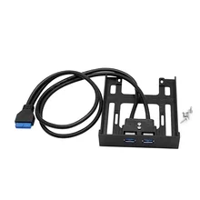 20 Pin 3," Floppy Bay Передняя панель 2 порта USB 3,0 разъем адаптера расширения