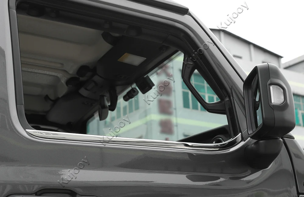 Хромированный Стайлинг для Jeep Wrangler JL+ Автомобильные дверные оконные декоративные полоски для Jeep JL Wrangler автомобильные аксессуары