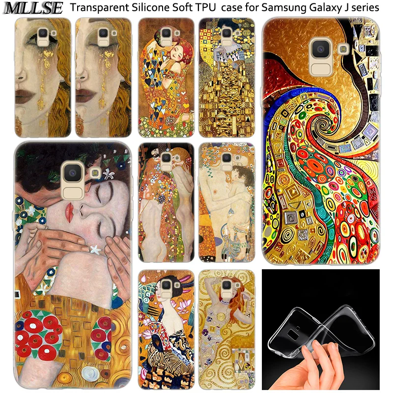 Силиконовый чехол The Kiss by Gustav Klimt для Samsung Galaxy J2Pro J4 J6 J8 2018 J3 J5 J7 2016 2017EU Prime CORE Plus
