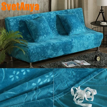 

Svetanya Embossing Sofa Bed Slipcover Tight Wrap Elastic Couch Case Without Armrest Fold sofa