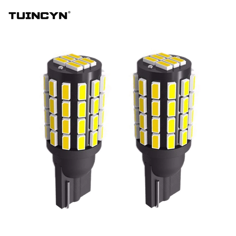 

TUINCYN 2pcs T10 Led Lamps For Cars White 5W5 Clearance Backup Reverse Light Signal Lamp 3014 T10 Led Car Bulb W5W Led 54 SMD