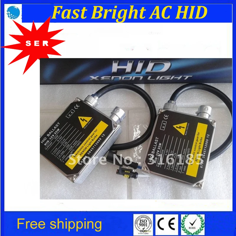 

Free Shipping Fast Start AC Xenon BALLAST New High quality 12V 35W 6000K Normal Thick AC HID Xenon Ballast Factoty Promotion