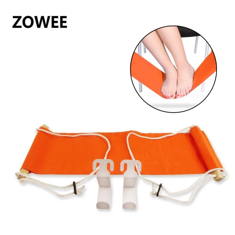 

ZOWEE Desk Feet Hammock Foot Chair Care Tool The Foot Hammock Outdoor Rest Cot Portable Office Foot Hammock Mini Feet Rest