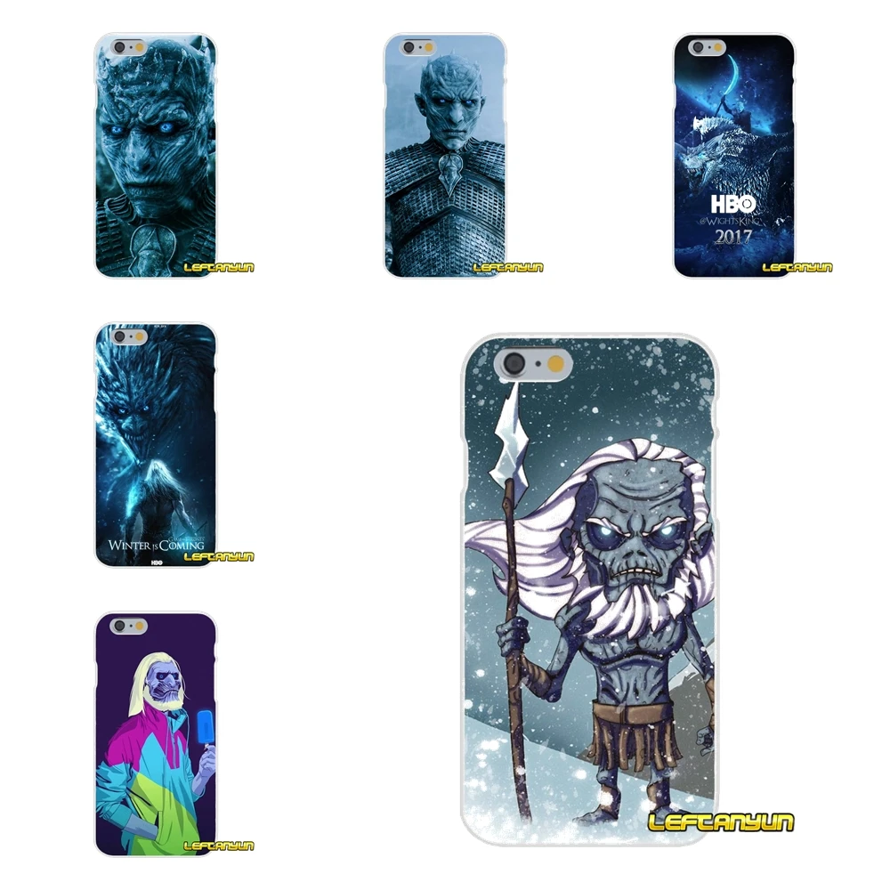 

Thrones Game White Walker Soft Silicone phone Case For iPhone X 4 4S 5 5S 5C SE 6 6S 7 8 Plus