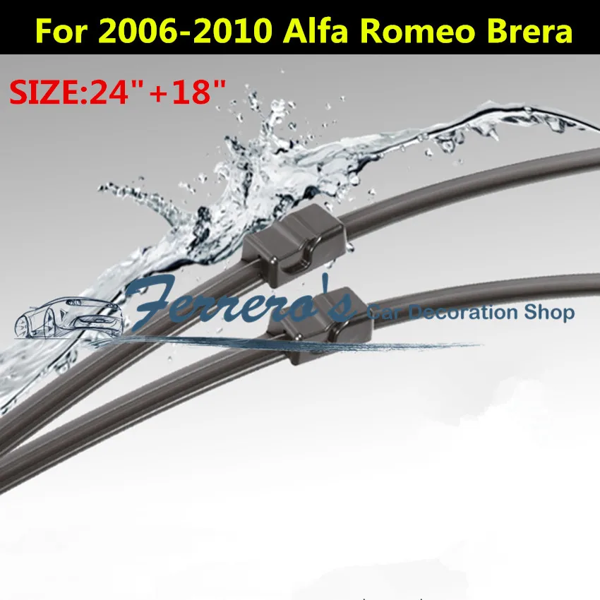 2 шт./лот SG 003 стеклоочистителей для 2006 2007 2008 2009 2010 Alfa Romeo Brera 939 24 "+ 18" подходит