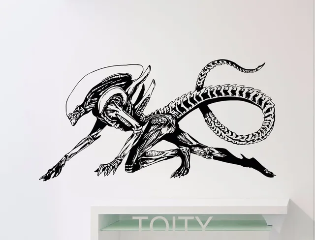 Aliexpress.com : Buy Alien Wall Decal Alien Predator Movie