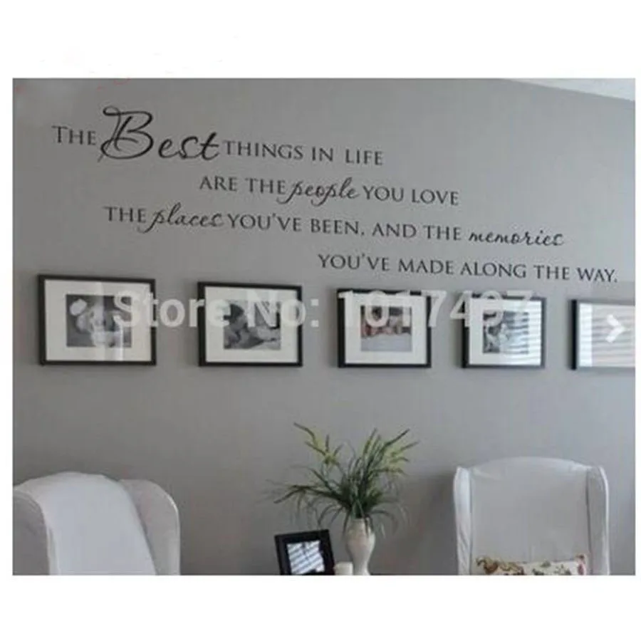 Liebe Familie Quotes Vinyl Wandaufkleber Menschen Ort Erinnerungen Sprüche Home Wohnzimmer Wandkunst Aufkleber Dekoration in Liebe Familie Quotes Vinyl