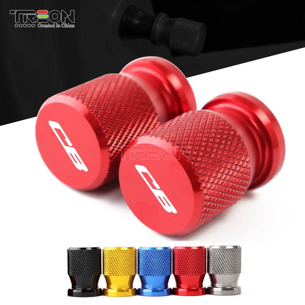 

For Honda CB 599 919 CB150R 250R 300R cb 650F 1000R Wheel Tire Valve Stem Airtight Covers Cap Universal Motorcycle Accessories