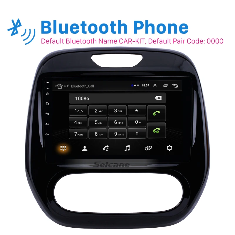 Seicane Android 2DIN Car Head Unit Radio Audio GPS Multimedia Player For Renault Captur CLIO Samsun