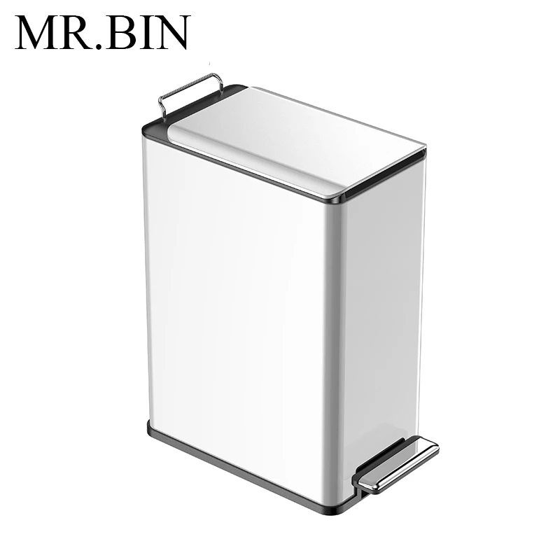 MR. BIN Edge 9L мусорная банка из нержавеющей стали с подвижным внутренним ведром