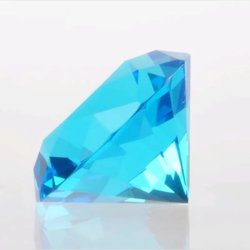 

Extra Large 100mm 1pcs Crystal Glass Diamond paperweight Counter Decoration Child Reward Toy Gift Aquarium Gem Festival Gift
