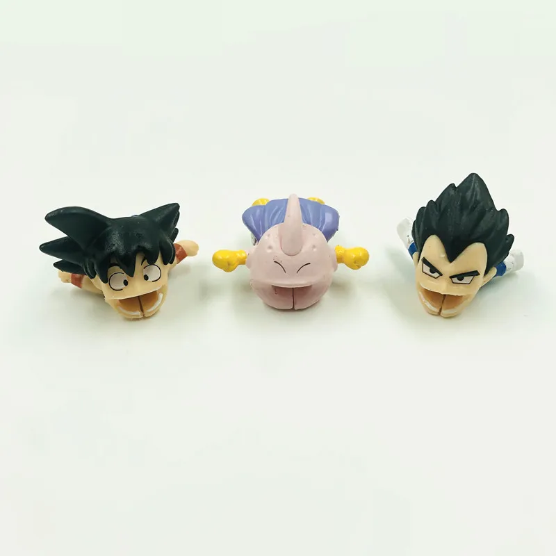 Cute Bite Cartoon Dragon Ball People Protector for iphone 7 X XS Max Cord Protection Protective Cover USB Charging Cable Winder