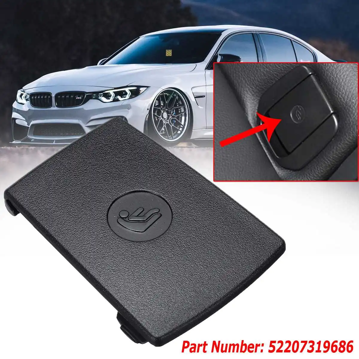 Car Rear Child Seat Safety Anchor Cover Fit For BMW 1 3 Series X1 E90 F30 F35