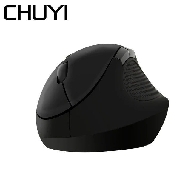 Special Offers CHUYI Ergonomic Vertical Mouse Wireless Computer Gaming Mice 800/1200/1600DPI USB Optical Mause Gamer With Mouse Pad For PC 