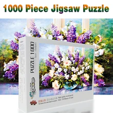 Для взрослых, 1000 шт., цветочный пейзаж, деревянная головоломка, для творчества детей, сделай сам, 1500 шт., пазлы, представляем себе игрушки, подарок, домашний декор
