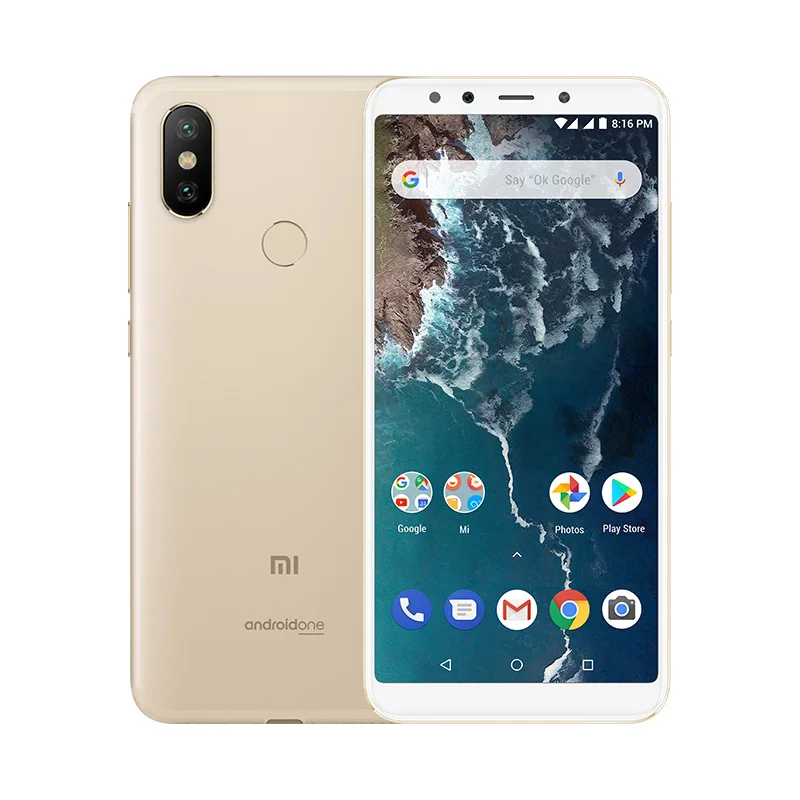 глобальная версия, Xiaomi mi A2, 4 Гб оперативной памяти, 32 Гб встроенной памяти, Android One 5,99 ''Full Экран S660 AI