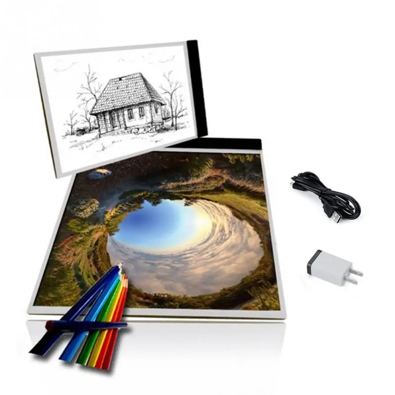 

Digital Tablet A4 LED Artist Thin Art Stencil Drawing Board Light Box Tracing Table Pad