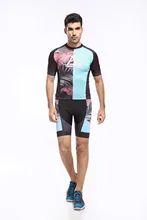 Professional Fabric Ultralight 2017 AJO Cycling Bicycle Bike MTB Sport Ciclismo Roupa Jerseys Short Sleeves Set Clothing A004