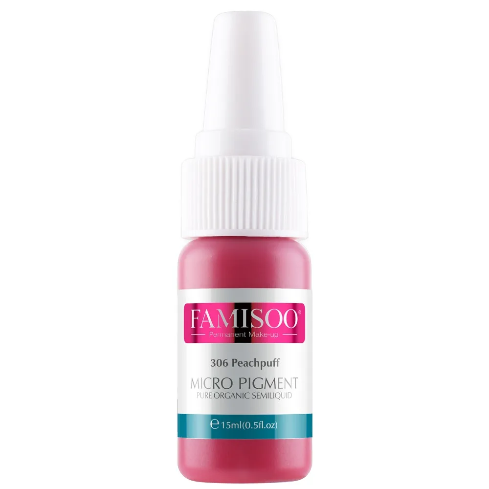 15 ml/bottle розовый насадка для татуировочной машины чернил постоянный макияж с