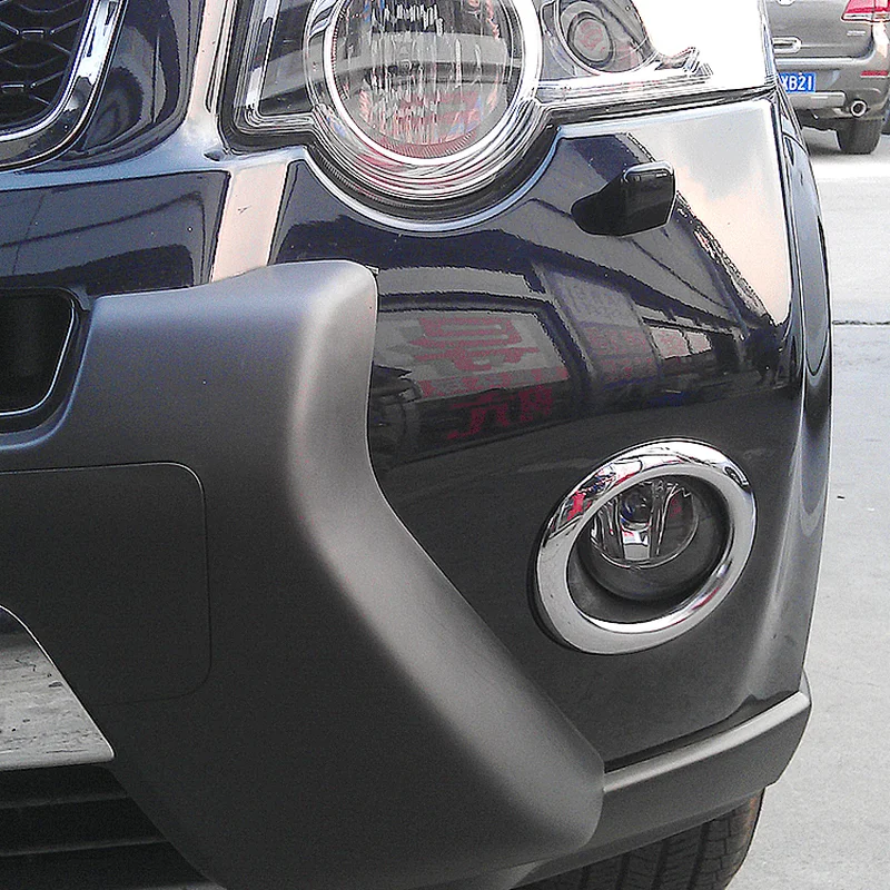 

2PCS/Set Chrome ABS Car Front Fog Light Lamp Decoration Cover for Nissan X-Trail Rogue T31 2012 2013 Styling Sticker Accessories