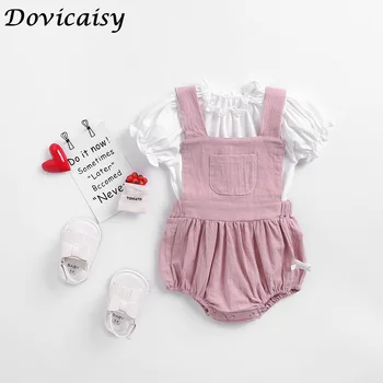 

Summer Baby Bodysuit Style Baby And Boy Climbing Suit Baby Girl Summer Clothes Twin two pcs with t shirt