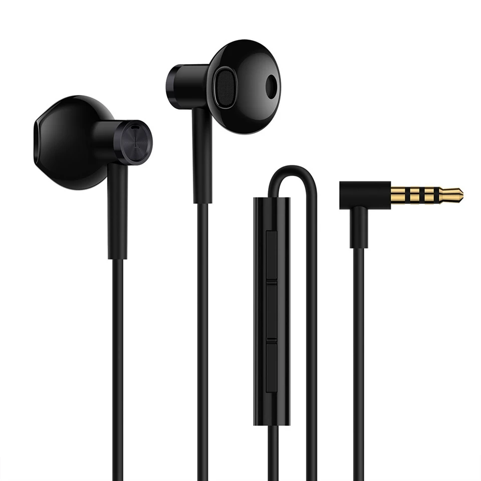 Original Xiaomi Half In Ear Earphone USB Type C Wire Control Earphone Hi Res Mijia Audio Microphone Dual Unit Sport Headset Mic
