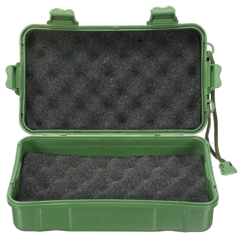 1pc Plastic Case Waterproof Shockproof Outdoor Survival Container Storage Carry Box