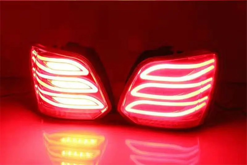 Автомобильный задний светильник от производителя VLAND для POLO светодиодный задний светильник 2013 для POLO задний фонарь с DRL+ Реверс+ тормоз