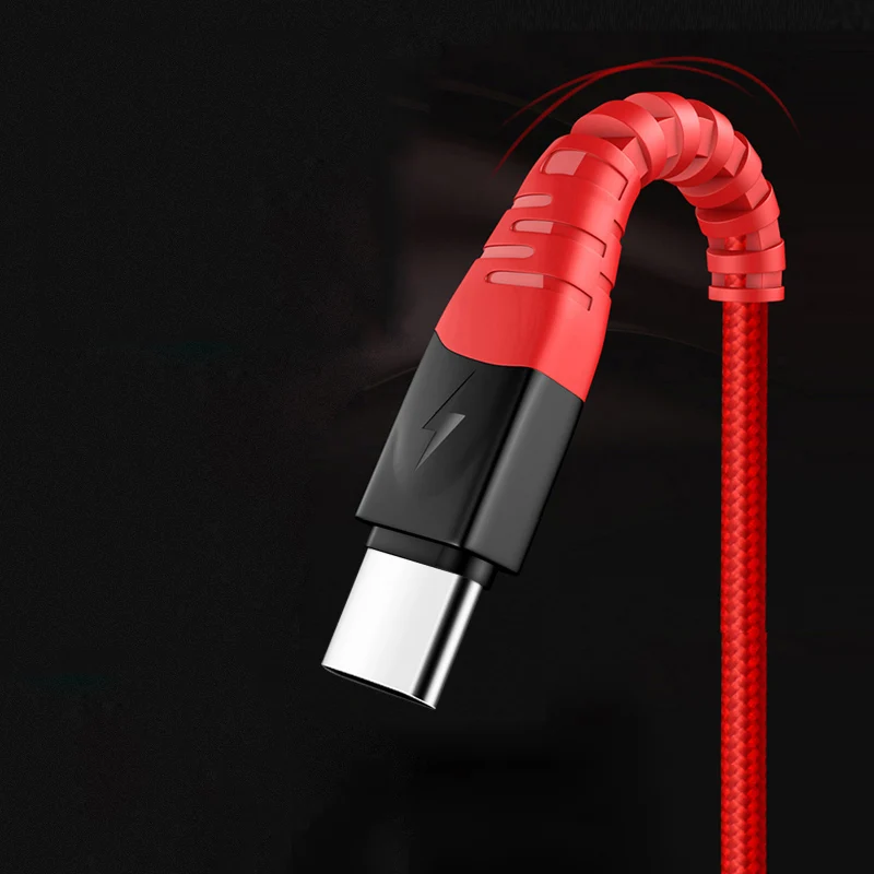 AIFFECT Type C Cable USB C Mobile Phone Cable Fast Charging Cord for Samsung S9 Mi 9 Data Cable Strong Kevlar Wire 3