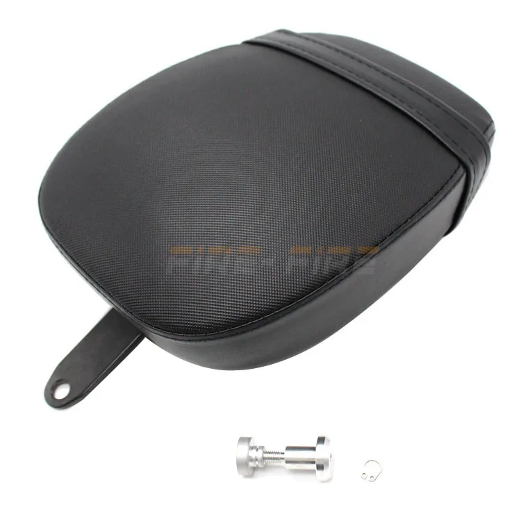 Мотоциклетная черная подушка для заднего сиденья Кожаная Harley Sportster XL 883 1200 48 72 2004