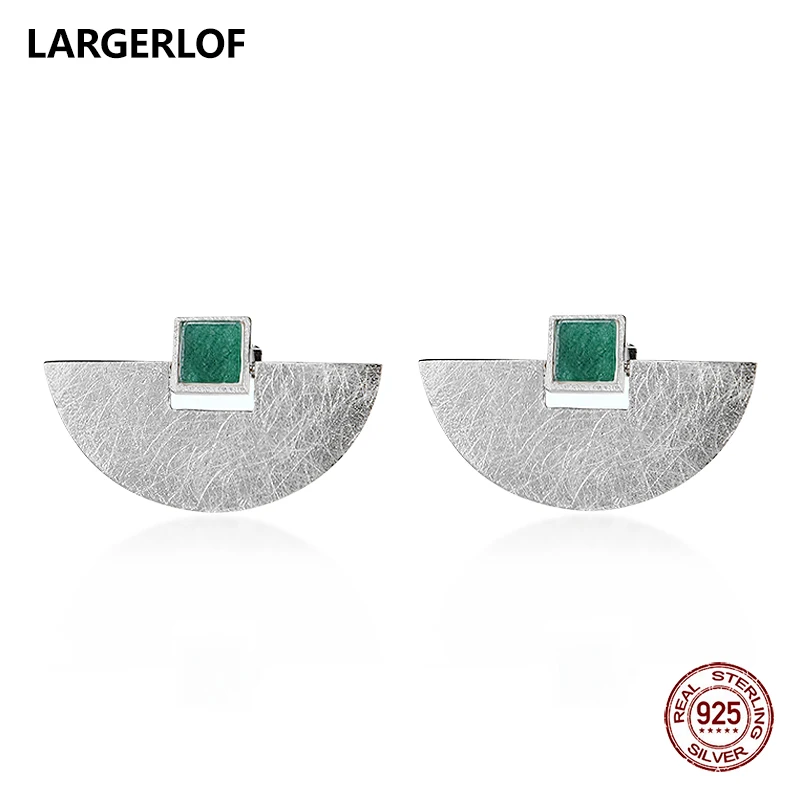 

LARGERLOF 925 Sterling Silver Women Earrings Silver Handmade Fine Jewelry Silver 925 jewelry Wedding Earrings ED45106
