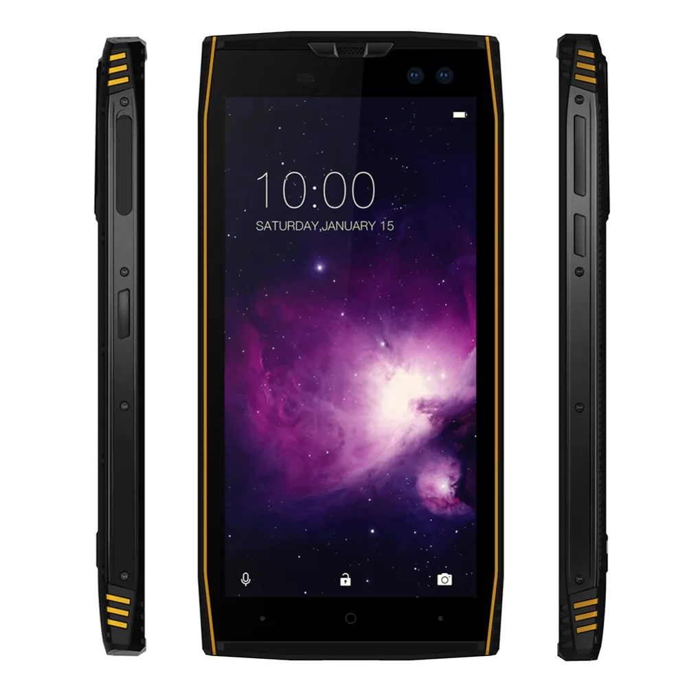 

DOOGEE S50 IP68 Waterproof Smartphone 5180mAh 5.7" Display Fast Charge MTK6763T 2.5 GHz Octa Core 6GB 64GB 16.0MP Quad Cameras