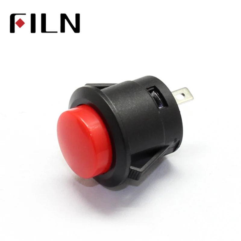R13-507 16 мм Sanp в пластиковом выключенном(ВКЛ) мгновенном нормально открытом кнопочном переключателе
