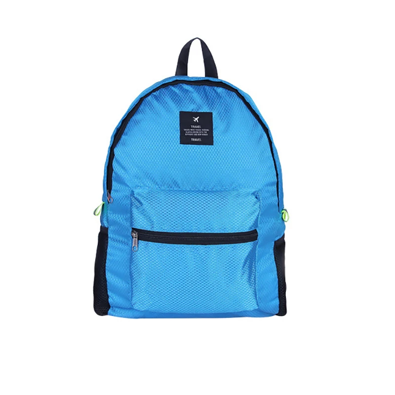 

Fashion Multi-function Men And Women Backpack Nylon Large Capacity Travel Storage Bag Diamond Lattice Foldable