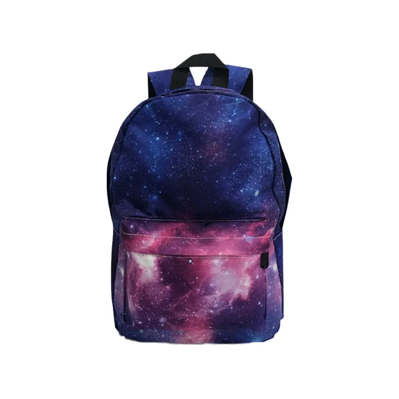 

4PCS / LOT New Women Backpack Starry Sky Bagpacks Teenagers Printing School Bag Large Capacity Backpack Wholesale