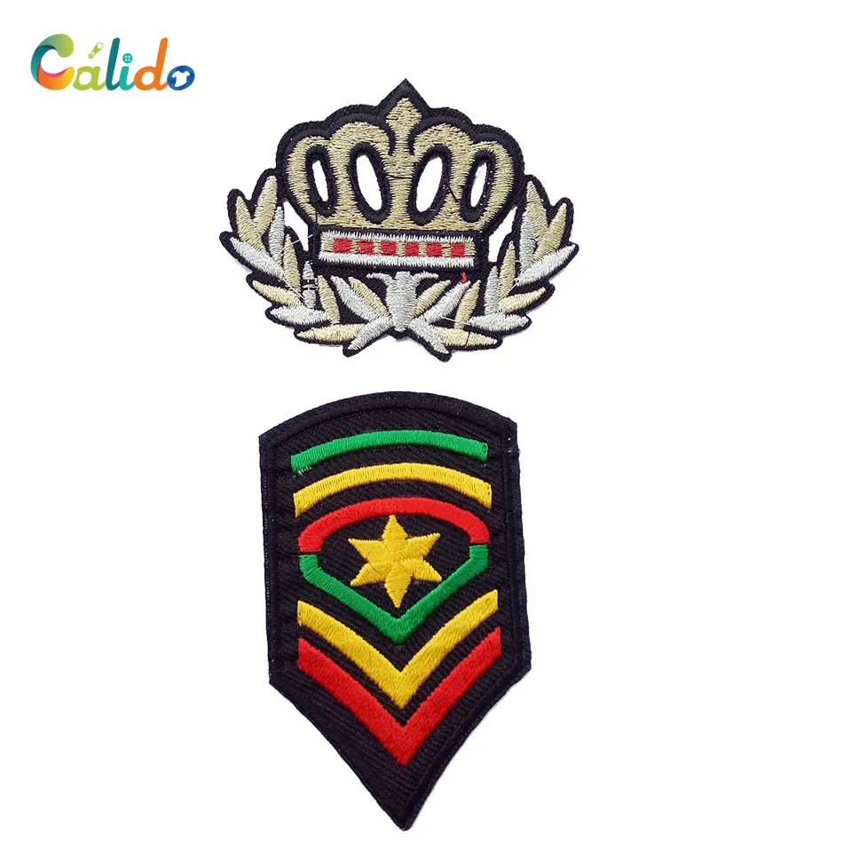 2PCS/LOT military Embroidered Application Patch Sew On Iron On army