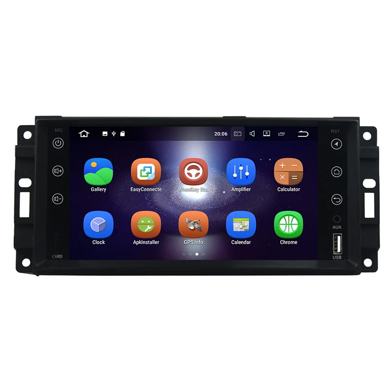 Flash Deal Aoluoya 2G RAM Android 7.1 CAR Radio GPS Navigation For Jeep Commander Compass Grand Cherokee Wrangler Chrysler Sebring 300C 1