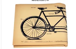 

10pcs/lot  new hot selling! creative style bike printed bags for female European American designed wallet