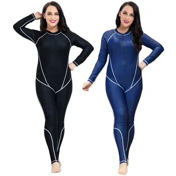 

Women Swimwear 2017 Bikini Diving Suit Swimsuit High Quality Cover Up Zipper Retro Bodysuit Swim Wear Girl Sports Biquini