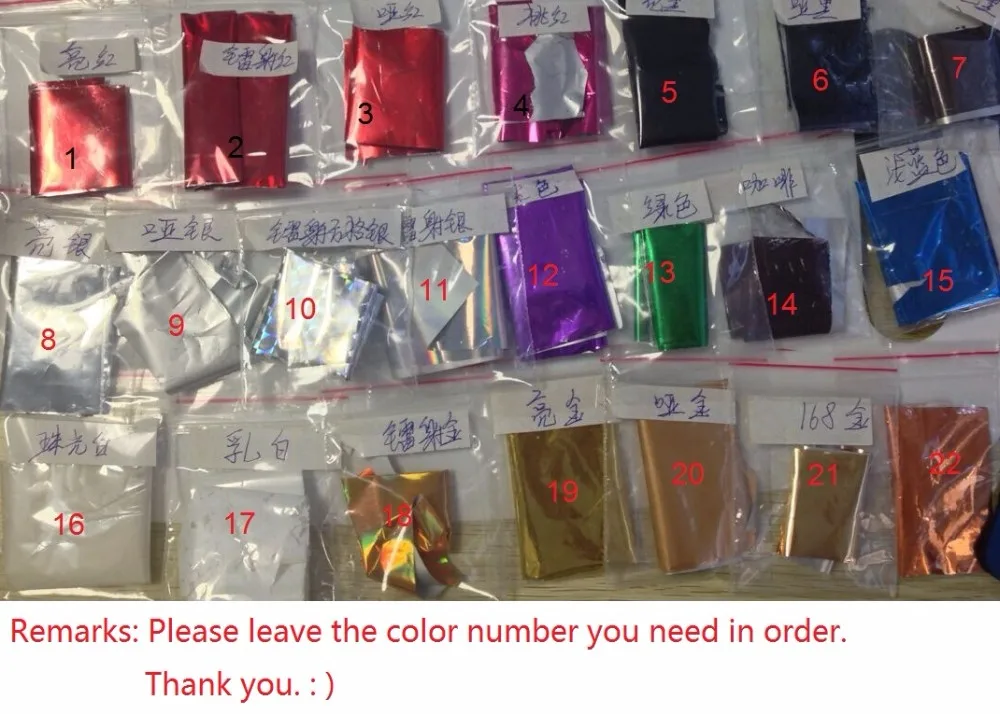 foil color - 